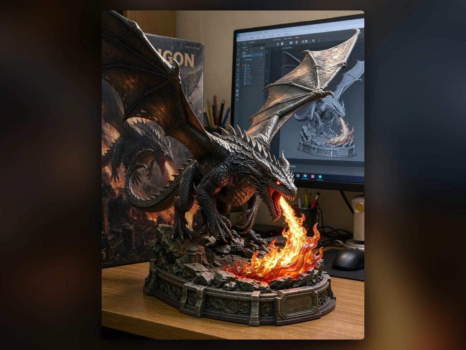3D 打印成品展示：高精度打印样张